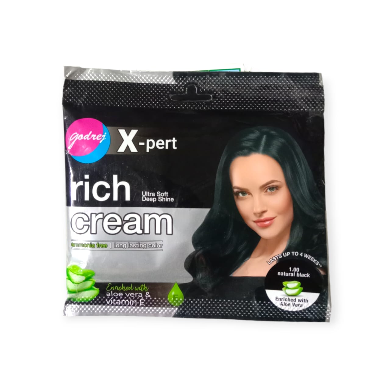 GODREG X-PERT HAIR COLOR NATURAL BLACK SACHET